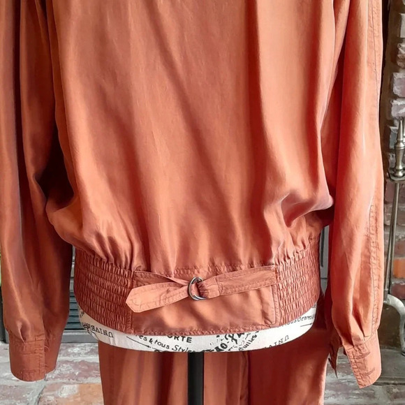 Diane Gilman Vintage Silk Jacket and Pants - Picture 7 of 10